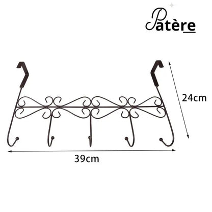 Crochet pour porte manteau en métal - patere murale