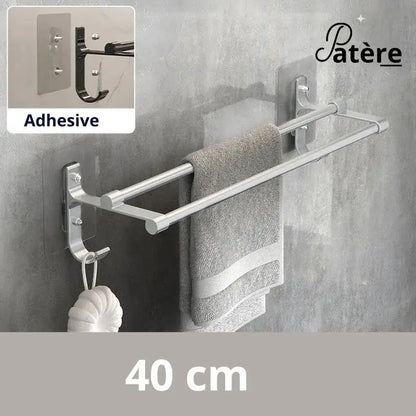 Porte serviettes salle de bain - patere murale