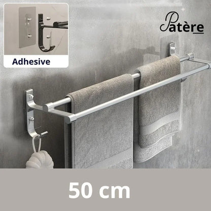 Porte serviettes salle de bain - patere murale