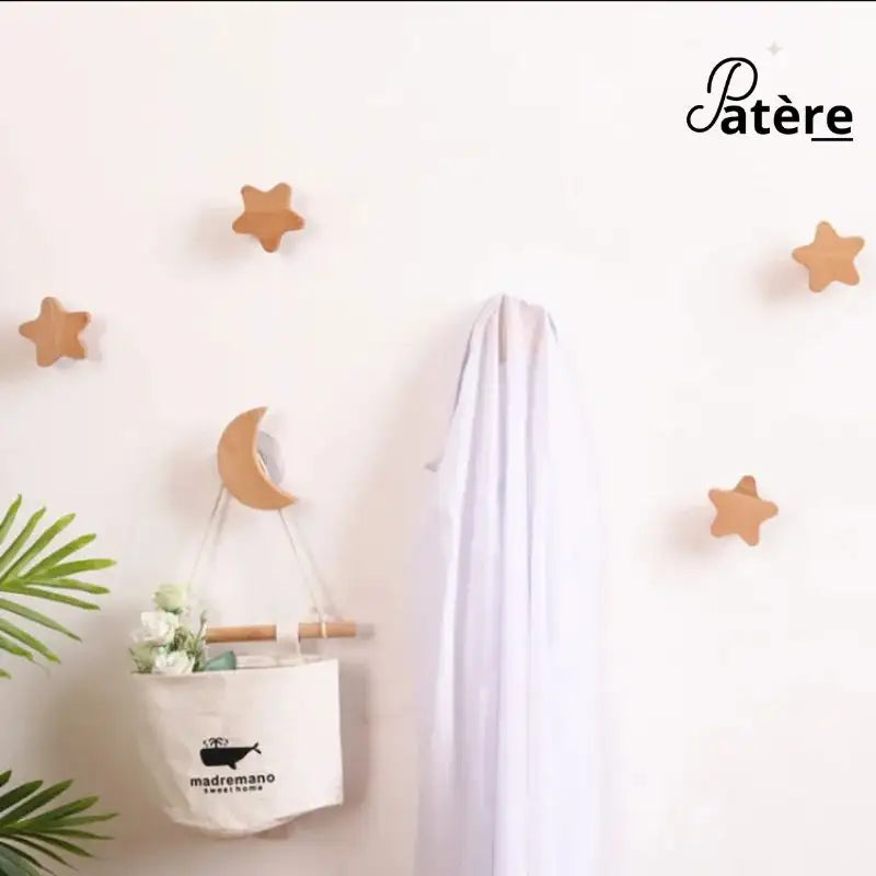 [Nature-Déco] - Patere adhesive décorative - patere murale