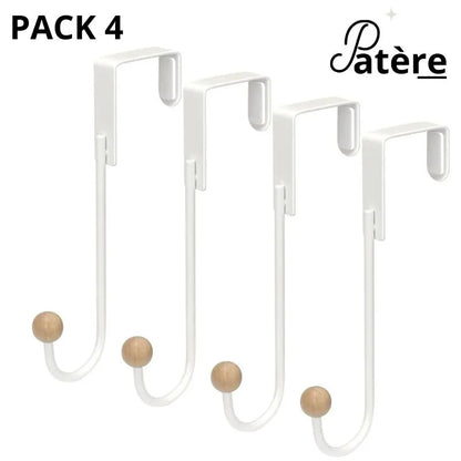 [PACK 4 Pièces] - Chic patere de porte élégante - patere murale