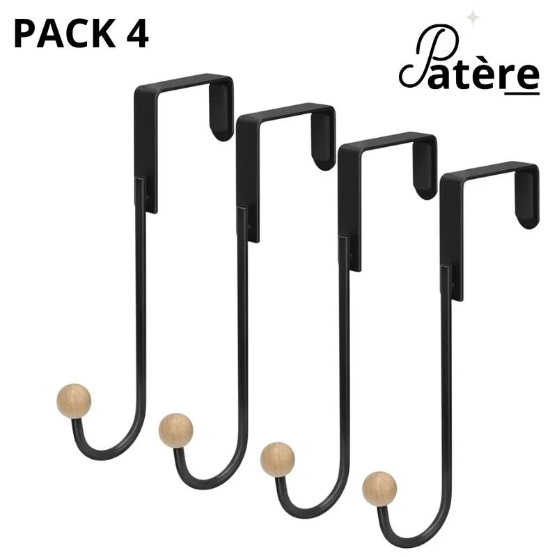 [PACK 4 Pièces] - Chic patere de porte élégante - patere murale