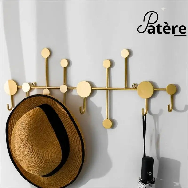 [Luxe-Décor] - Patere industriel moderne en métal - patere murale