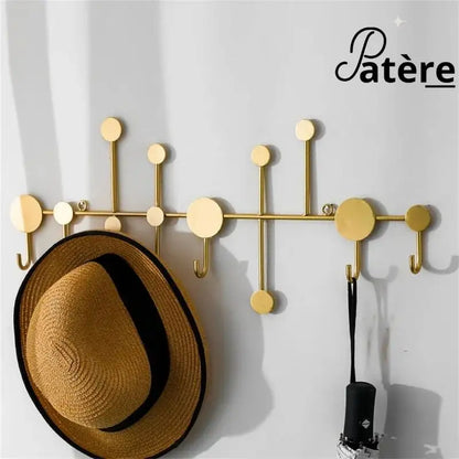 [Luxe-Décor] - Patere industriel moderne en métal - patere murale