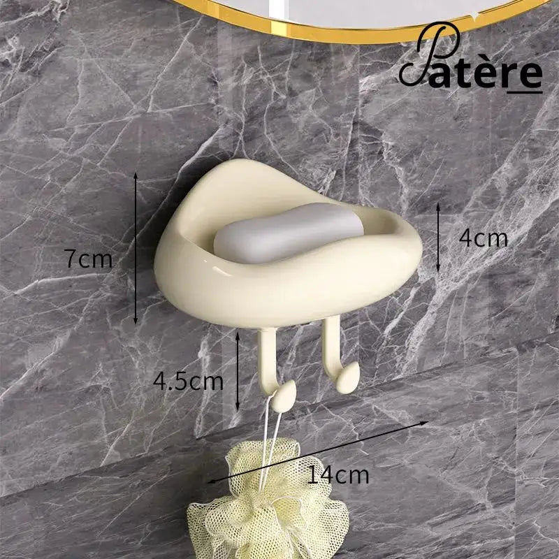 porte savon design adhesif - patere murale